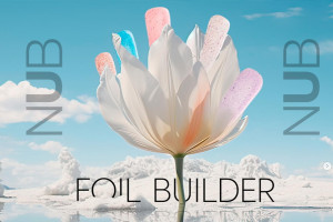 NUB Foil Builder Gel - коллекция гелей с поталью!