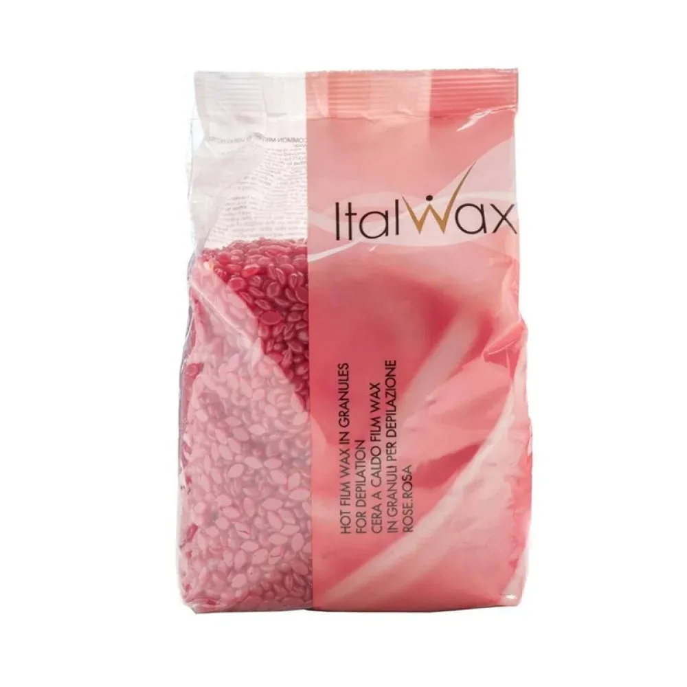 Воск гранулированный Ital Wax Роза (Винный). 1 кг