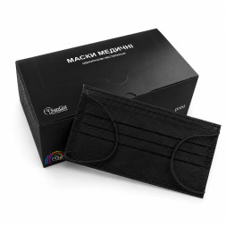 Маска на обличчя SanGig 50 шт колір чорний