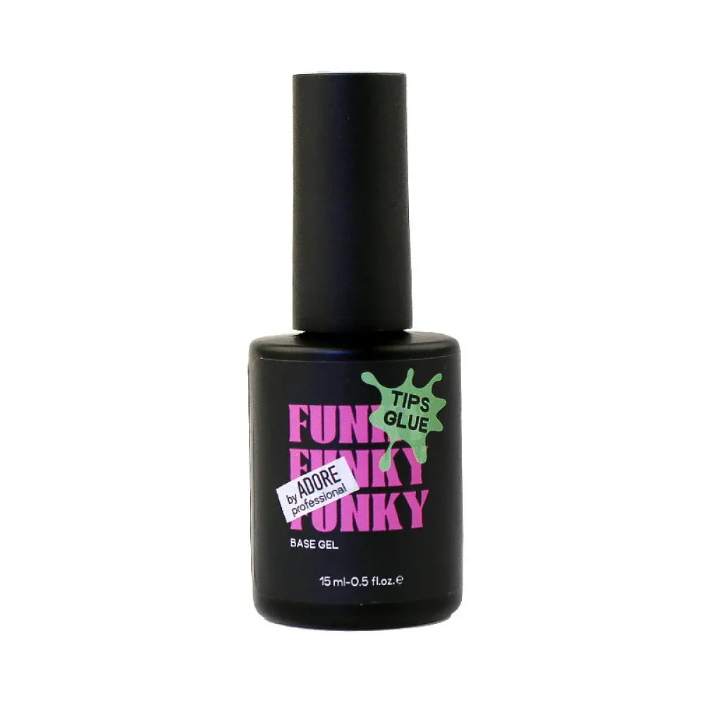 Гель-клей для гелевих тіпс Adore Professional Funky Tips Glue Gel 15 мл