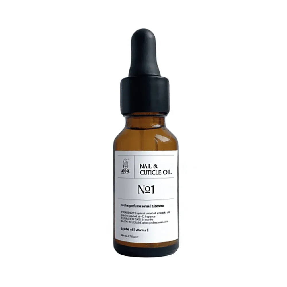 Масло для ногтей и кутикулы Adore Professional Nail Cuticle Oil №1 с нишевым ароматом Tuberosa тубероза 20 мл