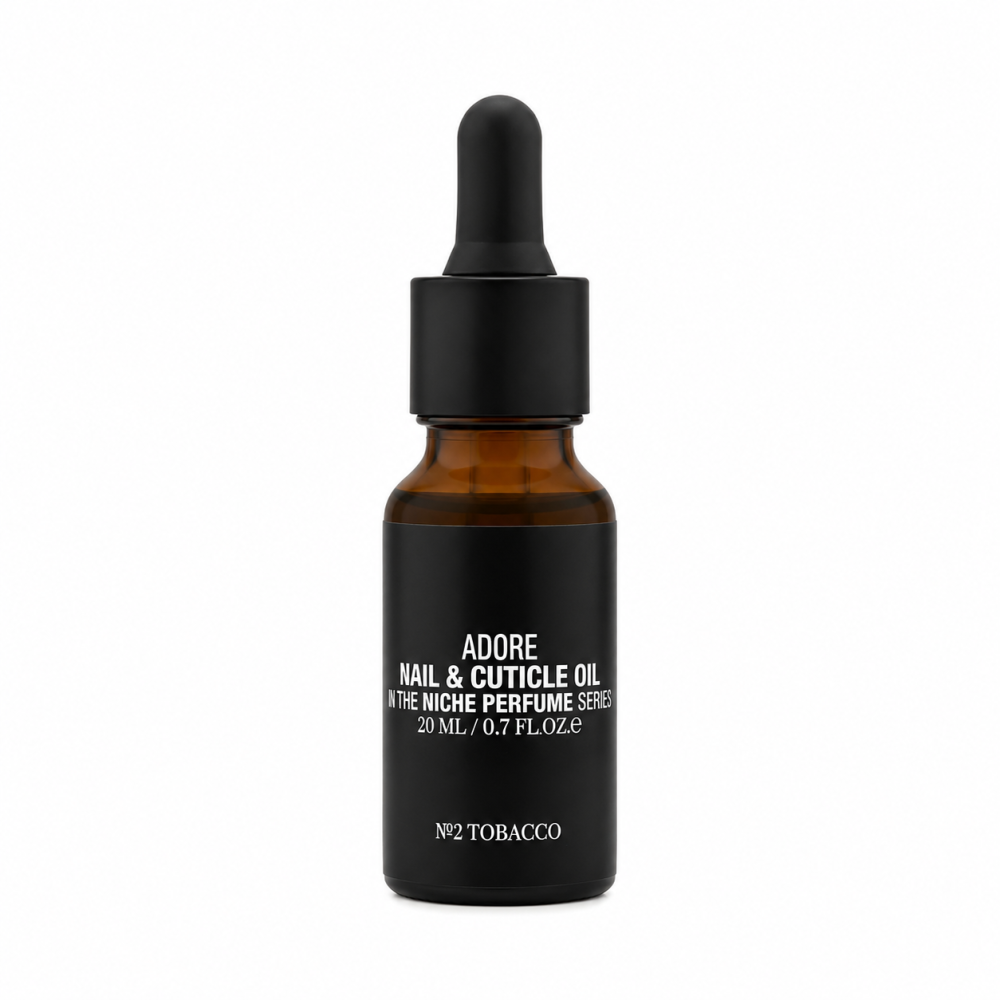 Масло для ногтей и кутикулы Adore Professional Nail Cuticle Oil №2 с нишевым ароматом Tobacco табак и вишня 20 мл