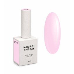 Гель Nails Of The Day Bottle Gel 02 з пензликом блідо-рожевий 10 мл