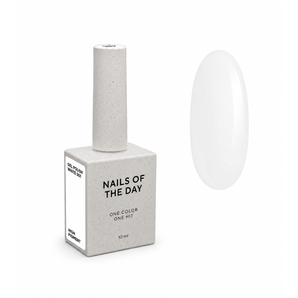 Гель-лак Nails Of The Day Lets Special White 001 особый белый 10 мл