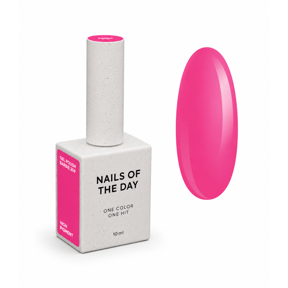 Гель-лак Nails Of The Day Lets Special Barbie 209 особый неоновый-розовый 10 мл