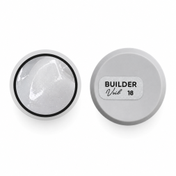Гель для наращивания Saga Professional Builder Gel Veil 18 молочный жемчуг с перламутром и шиммером 15 мл Гель для наращивания Saga Professional Builder Gel Veil 18 молочный жемчуг с перламутром и шиммером 15 мл