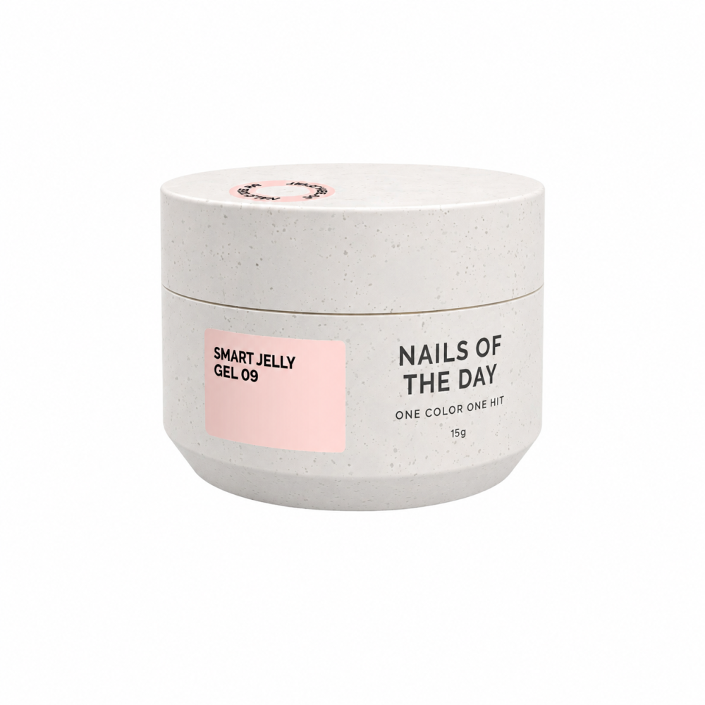 Гель-желе будівельний Nails Of The Day Smart Jelly Gel 09 молочно-бежевий 15 мл