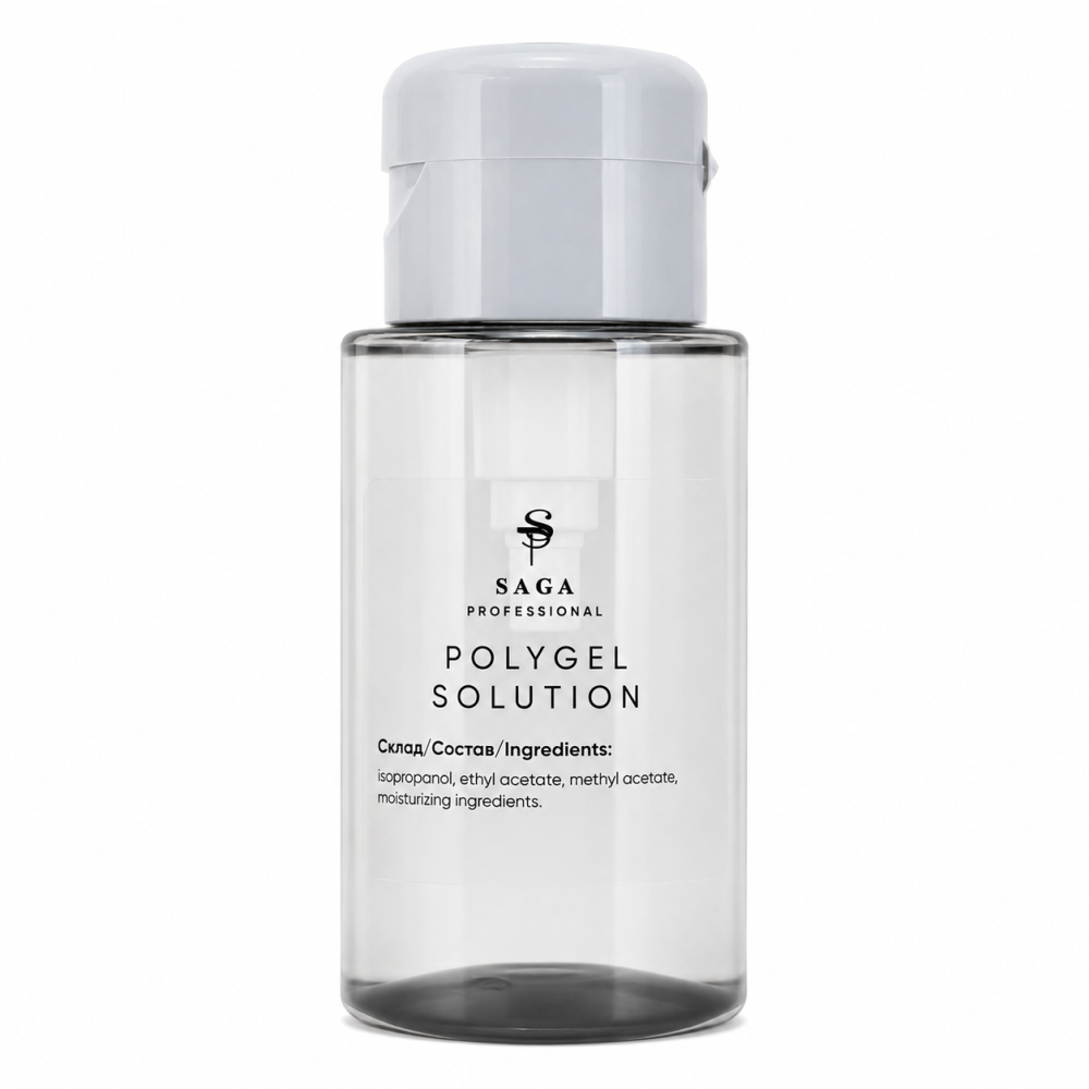 Жидкость конструирующая Saga Professional Polygel Solution 200 мл