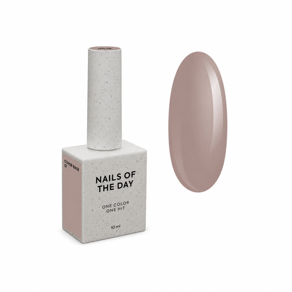 База камуфлююча Nails Of The Day Cover Base New Formula 07 латте 10 мл