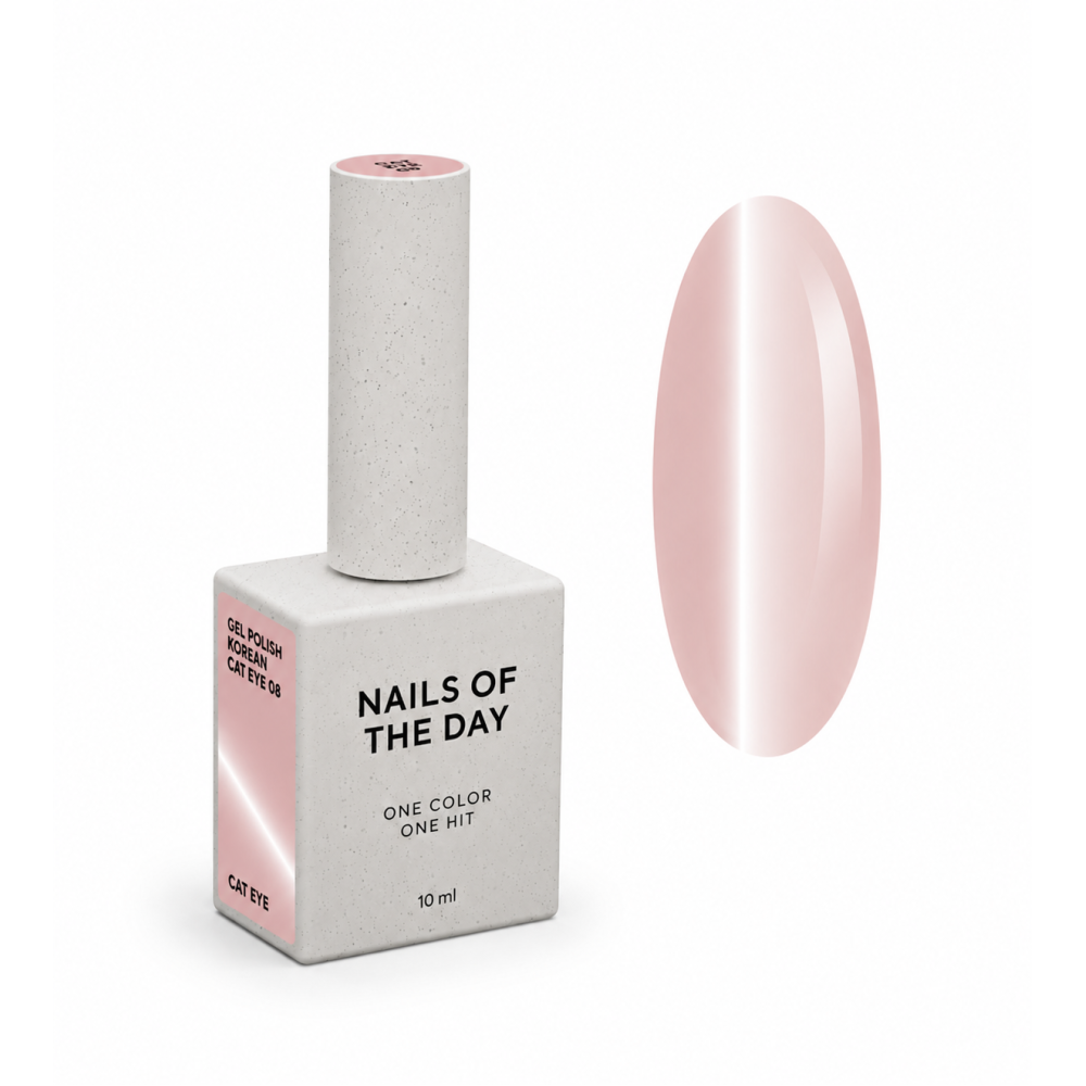 Гель-лак Nails Of The Day Korean Cat Eye 08 тепло-бежевый 10 мл