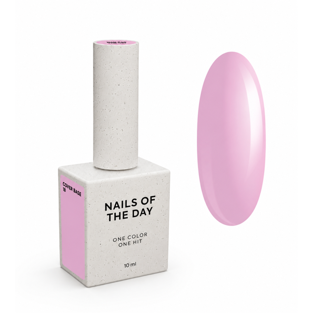 База камуфлирующая Nails Of The Day Cover Base New Formula 18 розовый 10 мл
