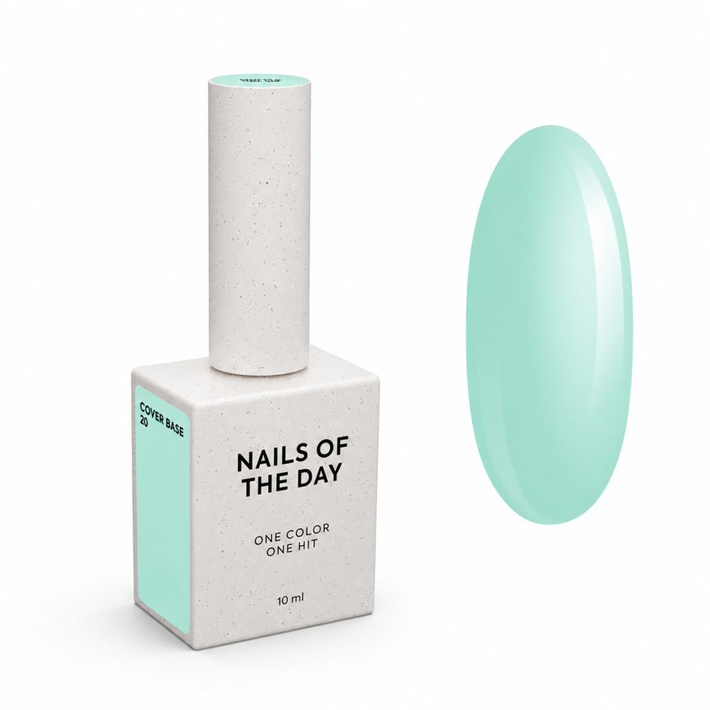 База камуфлирующая Nails Of The Day Cover Base New Formula 20 мятный 10 мл
