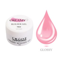 Гель строительный Crooz Creamy Builder Gel 09 цветочный розовый 15 мл