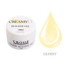 Гель строительный Crooz Creamy Builder Gel 13 яблочно-желтый 15 мл