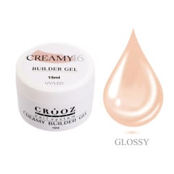 Гель строительный Crooz Creamy Builder Gel 16 нюдово-серый 15 мл