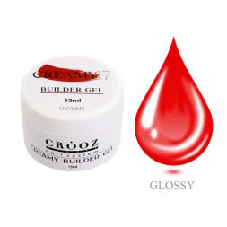 Гель строительный Crooz Creamy Builder Gel 17 красный 15 мл