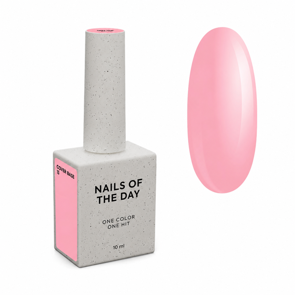 База камуфлююча Nails Of The Day Cover Base New Formula 13 рожево–нюдовий 10 мл