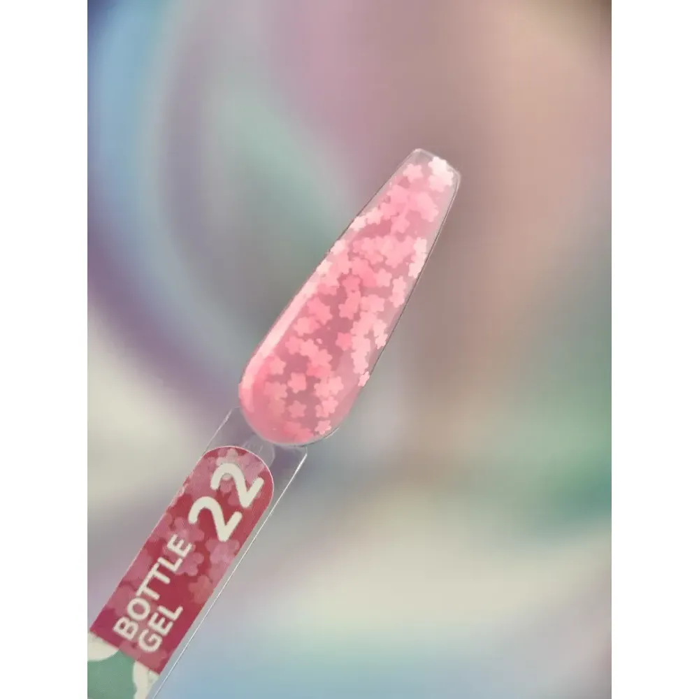 Жидкий гель You Are Cute Bottle Gel 22 для укрепления и моделирования с декором 5 мл