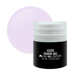 Гель будівельний камуфлюючий Adore Professional Builder Cover Gel 02 Souffle напівпрозорий молочнo-рожевий з вакуумною помпою 30 г