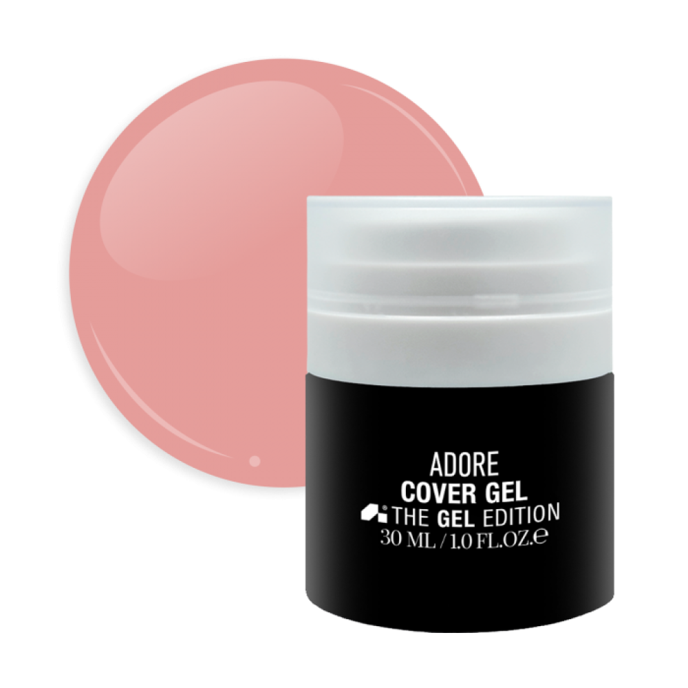 Гель будівельний камуфлюючий Adore Professional Builder Cover Gel 05 Underskin напівпрозорий нюдовий з вакуумною помпою 30 г