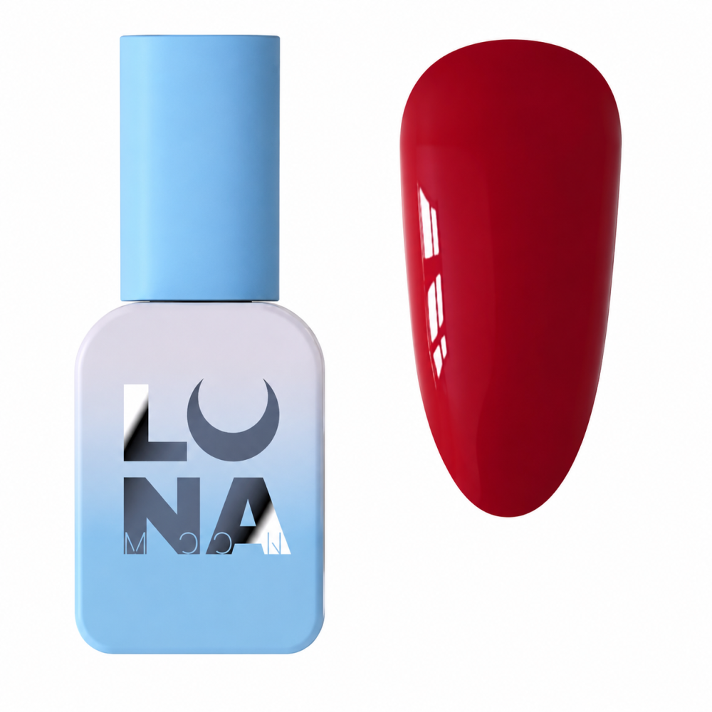 Гель-лак Luna Color Gel 004 глибокий темно-червоний 8 мл