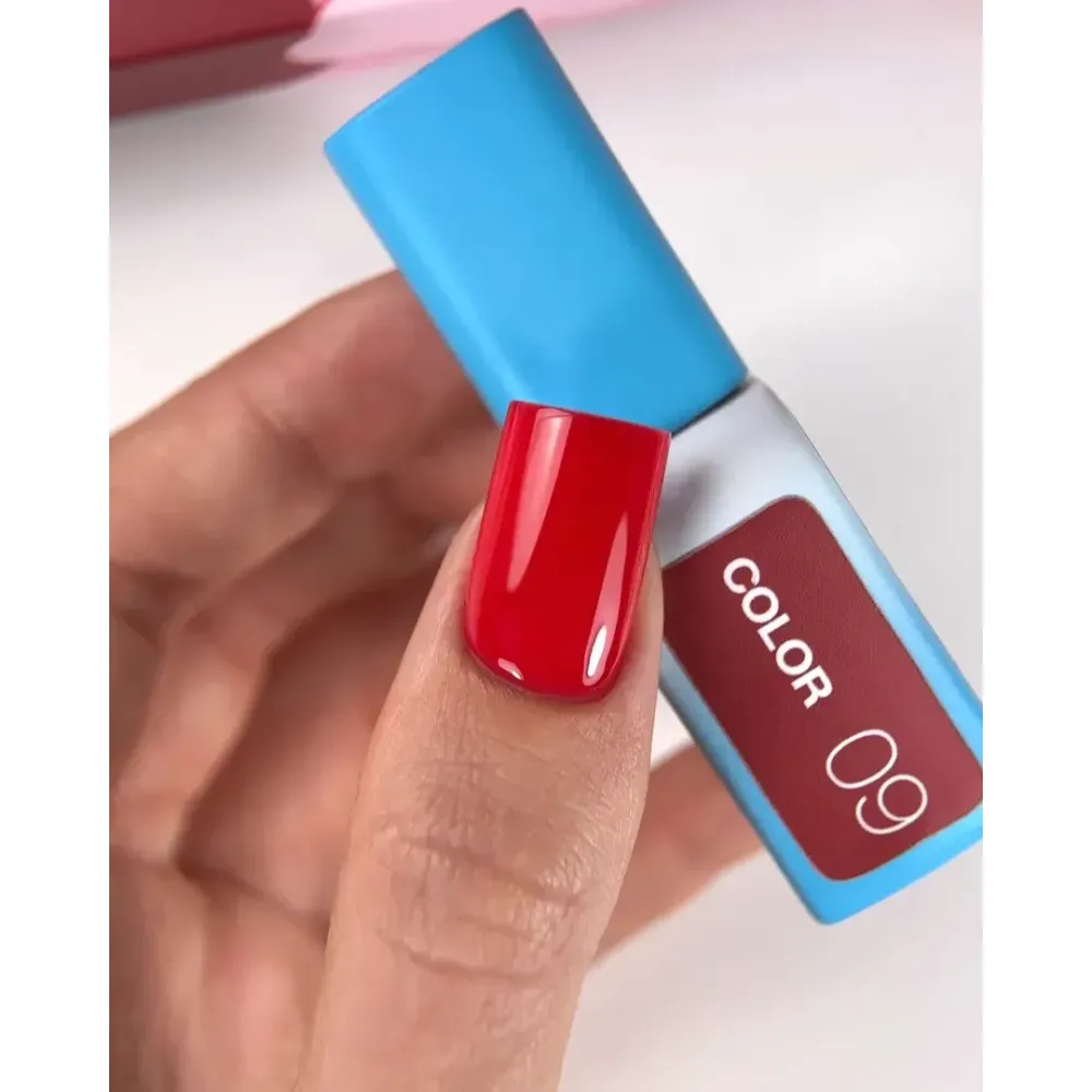 Гель-лак Luna Color Gel 009 насичено-червоний 8 мл