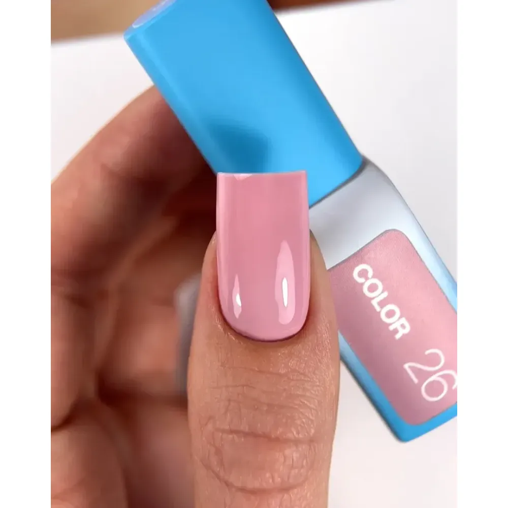 Гель-лак Luna Color Gel 026 пастельний рожево-ліловий 8 мл