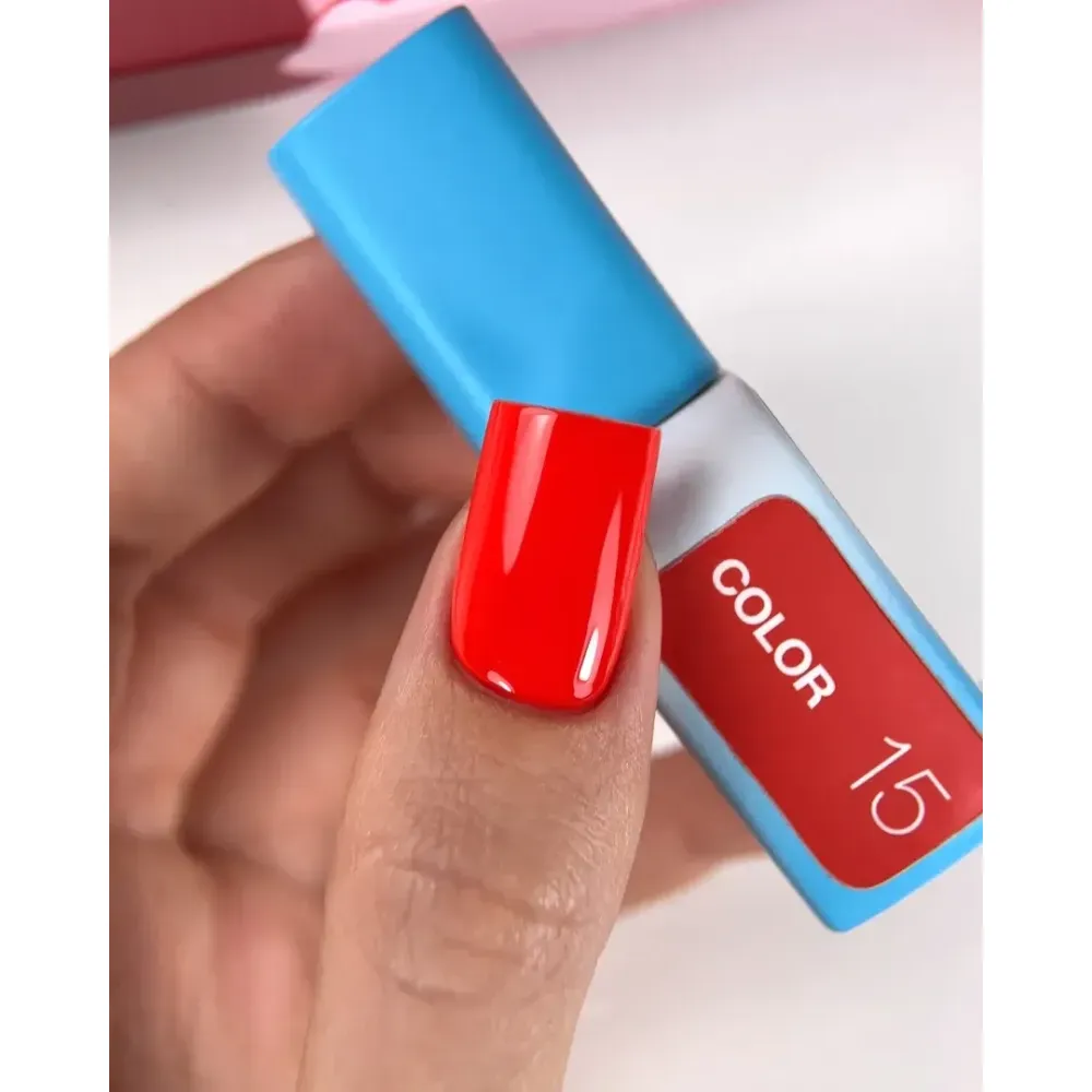 Гель-лак Luna Color Gel 015 світлий червоний 8 мл