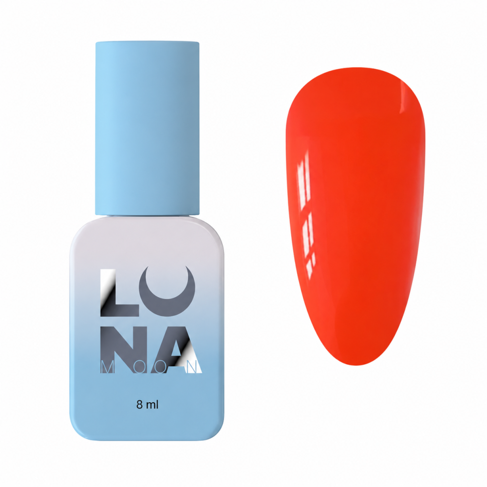 Гель-лак Luna Color Gel Neon 142 неоновый коралл 8 мл