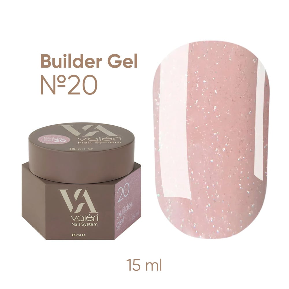 Гель для нарощування Valeri Builder Gel 020 15 мл