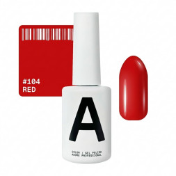 Гель-лак Adore Professional 104 Red класичний яскраво-червоний 12 мл