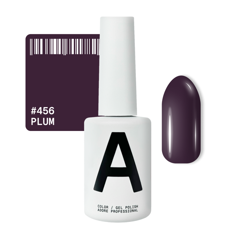 Гель-лак Adore Professional 456 Plum сливово-фіолетовий 12 мл