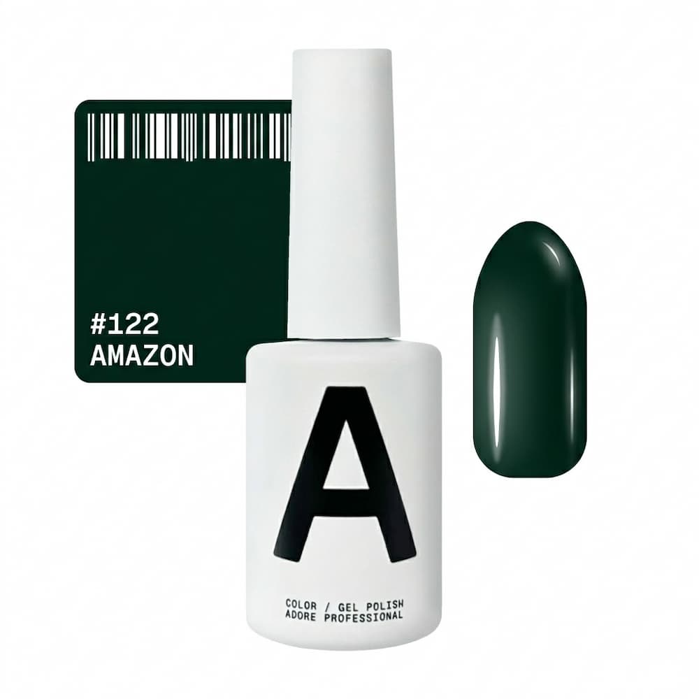 Гель-лак Adore Professional 122 Amazon холодний темно-зелений 12 мл