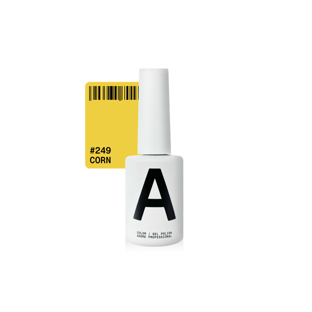 Гель-лак Adore Professional 249 Corn теплий кукурудзяно-жовтий 12 мл