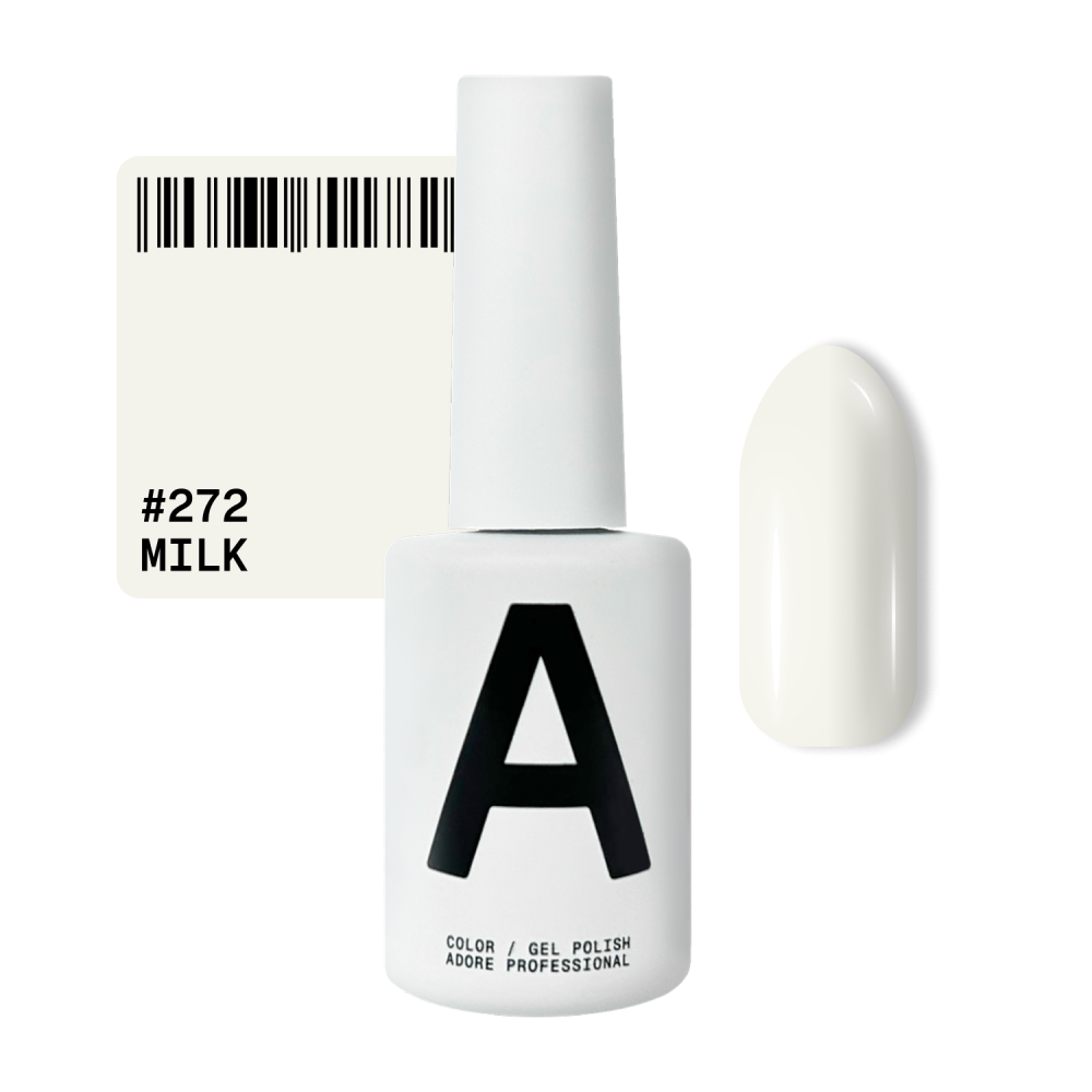 Гель-лак Adore Professional 272 Milk молочно-білий 12 мл