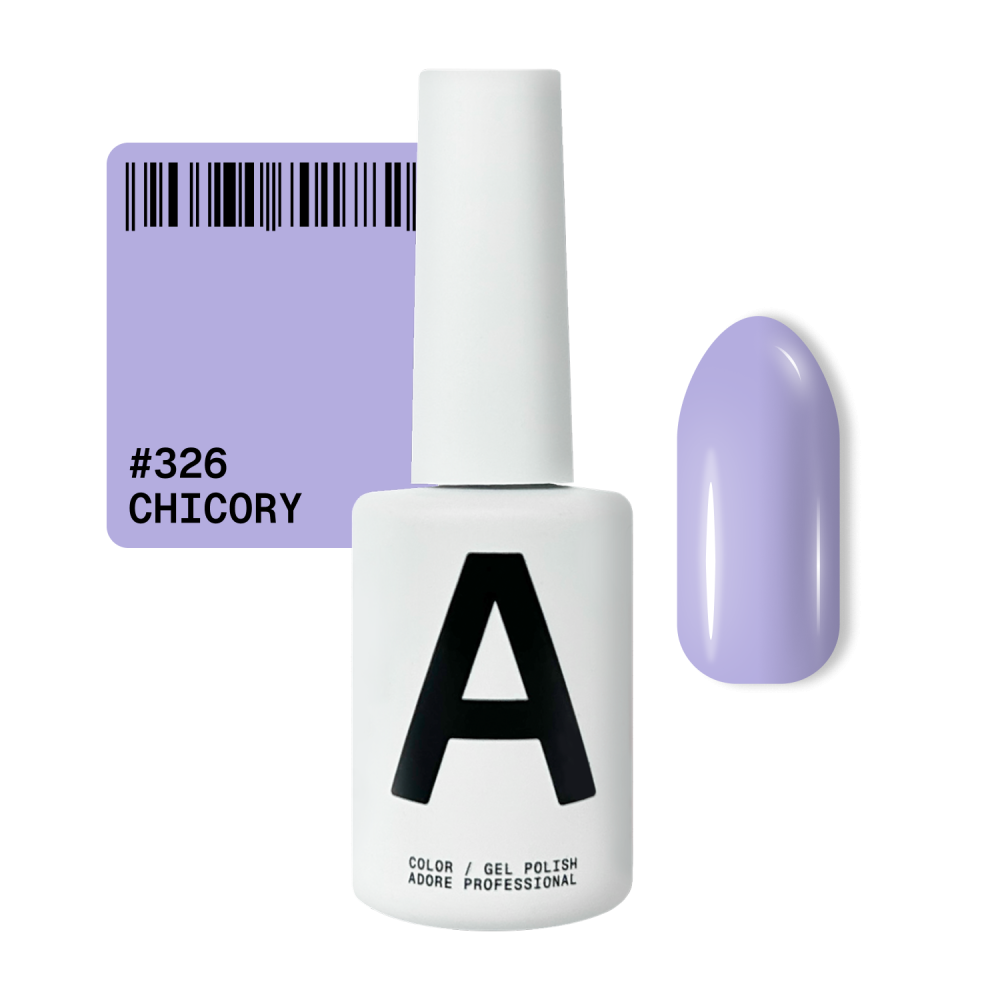 Гель-лак Adore Professional 326 Chicory світлий ліловий з блакитним підтоном 12 мл