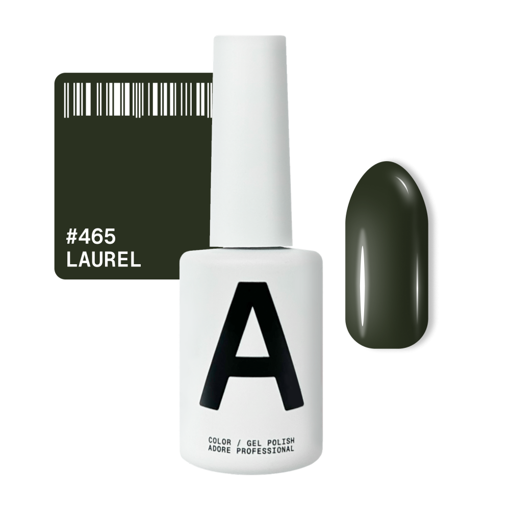 Гель-лак Adore Professional 465 Laurel темний теплий оливковий 12 мл