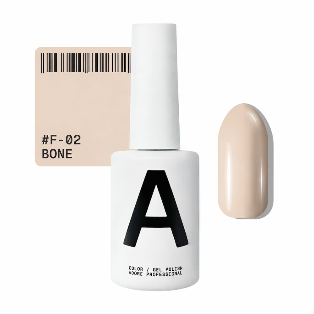 Гель-лак Adore Professional French F-02 Bone слонова кістка 12 мл
