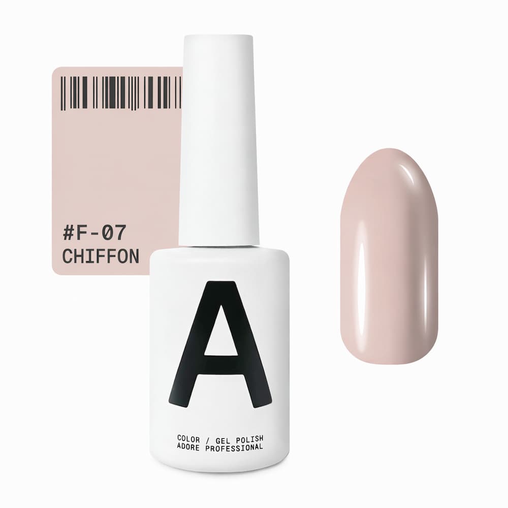 Гель-лак Adore Professional French F-07 Chiffon бежевий шифон 12 мл