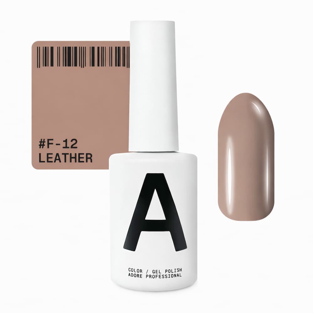 Гель-лак Adore Professional French F-12 Leather теплий кавовий 12 мл