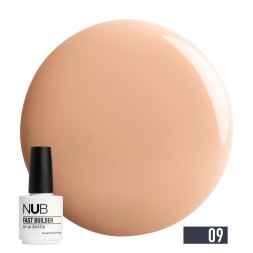 Гель моделюючий NUB Fast Builder In A Bottle 09 Taupe з пензликом світлий нюд 14 мл Гель моделюючий NUB Fast Builder In A Bottle 09 Taupe з пензликом світлий нюд 14 мл