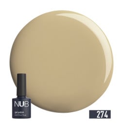 Гель-лак NUB 274 Soft Clay глиняний 8 мл