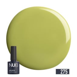 Гель-лак NUB 275 Green Gold золотисто-оливковий 8 мл