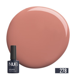 Гель-лак NUB 278 Copper Muse теплий теракотовий 8 мл