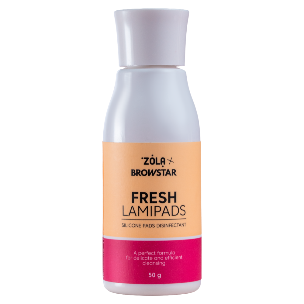 Засіб дезінфікуючий для силіконових валиків ZOLA x Browstar Fresh Lamipads 50 г