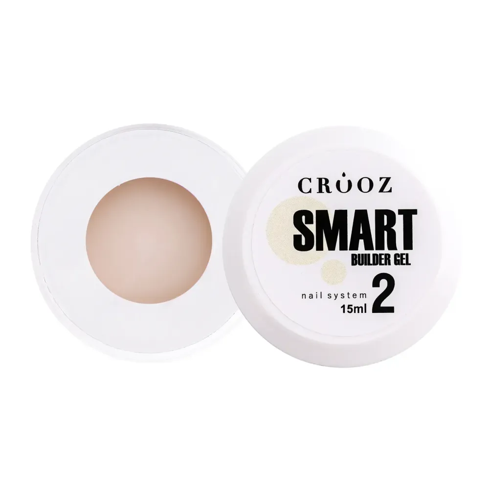 Гель для нарощування Crooz Smart Builder Gel 02 пряжене молоко 15 мл