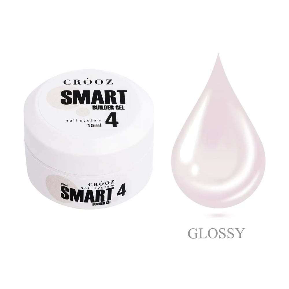 Гель для нарощування Crooz Smart Builder Gel 04 молочно-рожевий 15 мл