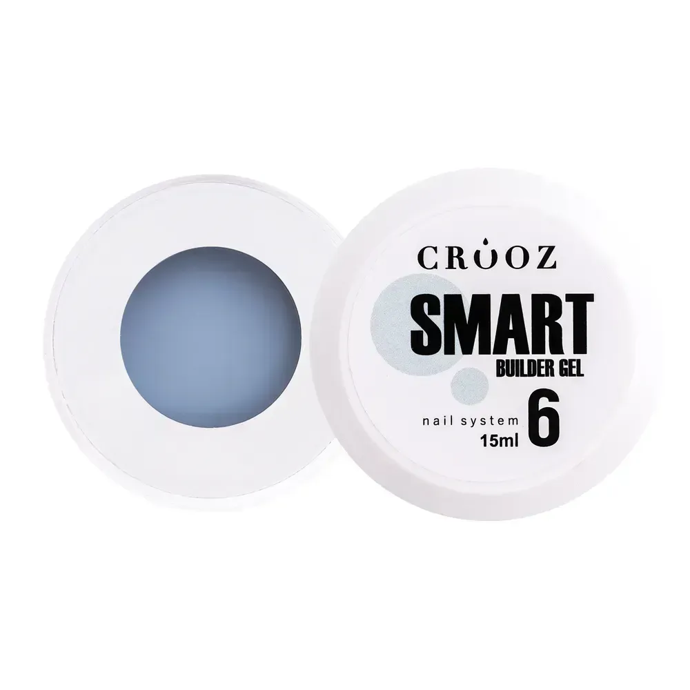 Гель для нарощування Crooz Smart Builder Gel 06 блакитний 15 мл
