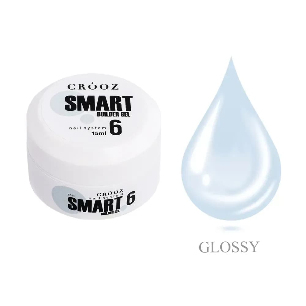 Гель для нарощування Crooz Smart Builder Gel 06 блакитний 15 мл