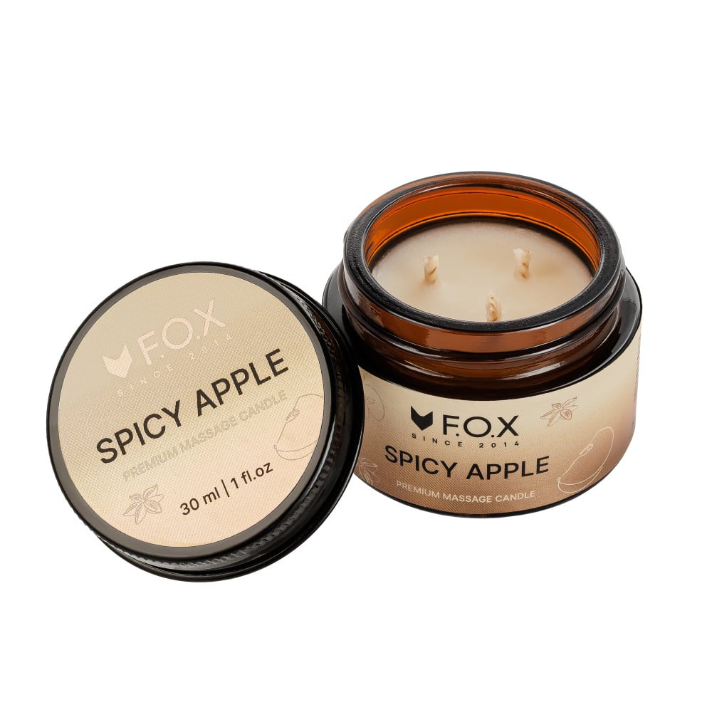 Массажная свеча F.O.X Premium Massage Candle Spicy Apple 30 мл
